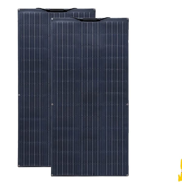 Fleksibel Solpanel, 140W Effektudgang, Høj Effektivitet Design,PET 280W 2STK 140W