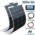Miniatyrbillede 2 af 2: Fleksible solpaneler, høj effektivitet 23%, tilgængelige i 200W, 280W, 300W,300w PET Kit