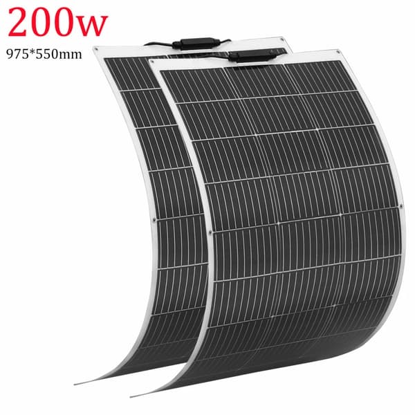 Joustavat aurinkopaneelit, korkea hyötysuhde 23%, saatavilla 200W, 280W, 300W,200w 2kpl PET 100w