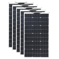 Miniatyrbillede 1 af 2: 100W Fleksibelt Solpanel, Høj Effektivitet, Letvægt & Vandafvisende,5 stk 100W