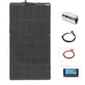 Miniatyrbillede 1 af 2: Fleksibelt solpanel kit, 100W/200W/300W/400W/500W/1000W, letvægts og holdbart,220V 100W