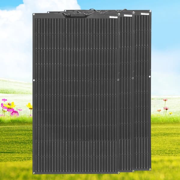 Fleksibelt solpanel kit, 100W/200W/300W/400W/500W/1000W, letvægts og holdbart,3 stk 100w
