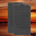Miniatyrbillede 2 af 2: Fleksibelt solpanel kit, 100W/200W/300W/400W/500W/1000W, letvægts og holdbart,2 stk 100w