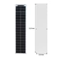 Miniatyrbild 2 av 2: Solpanelssats, monokristallin, flexibel,50W Vit