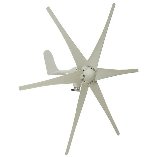 Vindmøllegenerator, 800W output, 6-bladet design,48V