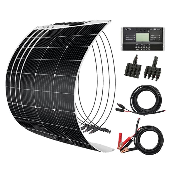 Flexibel solpanel, 400W utgång, 18V spänning,400w set-a