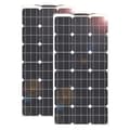 Miniatyrbild 1 av 2: Flexibelt monokristallin solpanel, 100W-400W, hög effektivitet och hållbarhet,200W PET-panel