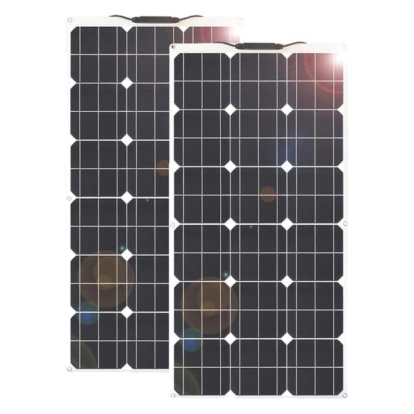 Flexibelt monokristallin solpanel, 100W-400W, hög effektivitet och hållbarhet,200W PET-panel