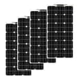 Miniatyrbild 1 av 2: Flexibelt monokristallin solpanel, 100W-400W, hög effektivitet och hållbarhet,400W PET-panel
