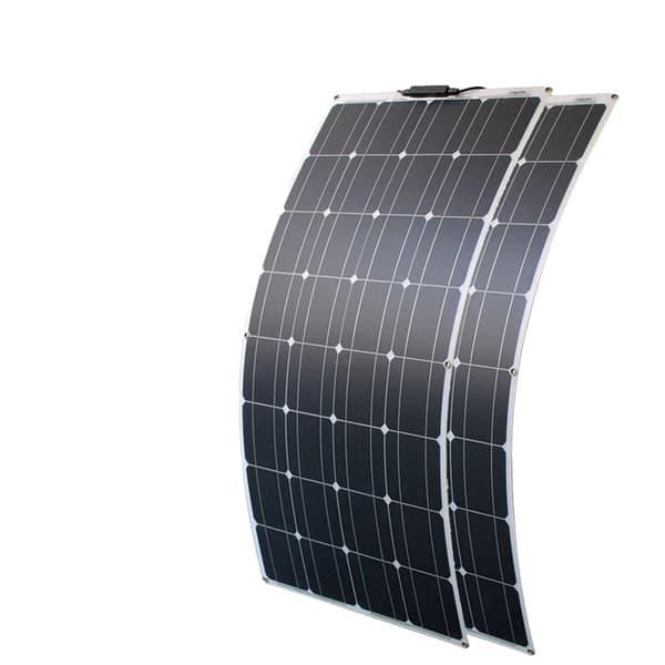 Flexibelt solpanel 100W, Hög Effektivitet 21,8%, Monokristallin PET,200W Solpanel