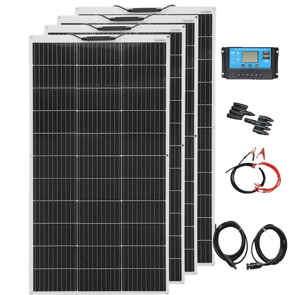 Solpanelkit, 240W fleksibel modul, høj effektivitet, bred temperaturinterval,480w solpanel kit