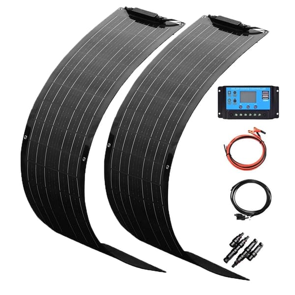 Solpanelssats, Flexibel Design, Hög Effektivitet,100W Solarkit