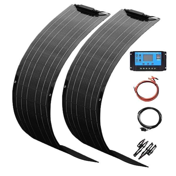 Solpanelssats, Flexibel Design, Hög Effektivitet,100W Solarkit