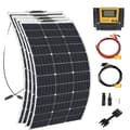 Miniatyrbillede 1 af 2: Fleksibelt solpanelkit, høj effektivitet PERC-teknologi, letvægts- og bærbart design,400W Solarkit