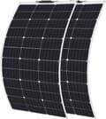 Miniatyrbild 2 av 2: Flexibelt solpanelset, hög effektivitet PERC-teknik, lätt och bärbar design,200W solenergi