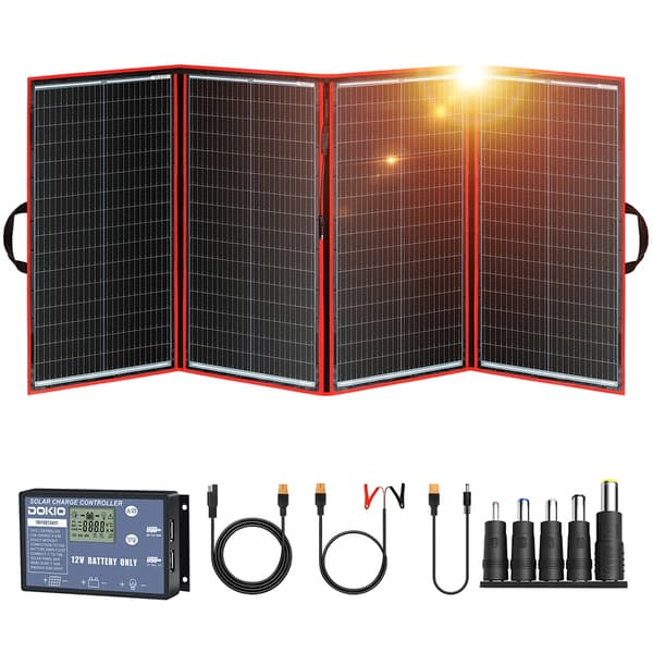 Solpanel, fleksibelt og foldbart design, høj effektivitet monokrystallinsk silicium,300W solpanel sæt
