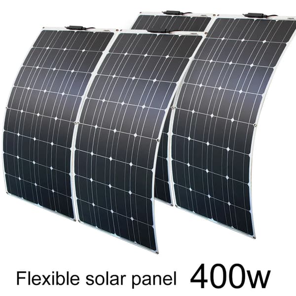 Solpanel Kit, Komplett 400w, Flexibel,400w Solpanel