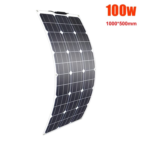 Fleksibel Solpanel, 140W Maksimal Effekt, Monokrystallinsk Materiale,100w fleksibel