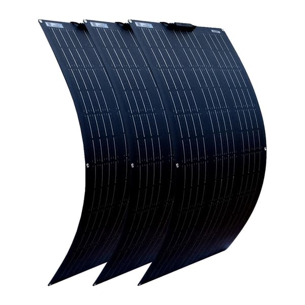 Solpanelset, Hög effektivitet Monokristallin, Flexibel design,300W Svart
