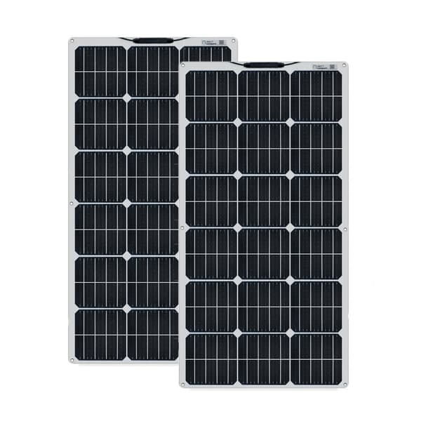 Solpanelkit, Høj Effektivitet Monokrystallinsk, Fleksibelt Design,200W Hvid