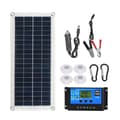 Miniatyrbild 1 av 2: Flexibelt solpanelset, 300W kontroller, 5V USB-utgång, 43 * 20 cm,12V 60A