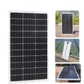 Miniatyrbillede 1 af 2: Solcellepanel, 12V batterioplader, DHL gratis forsendelse,100w stiv970X530mm