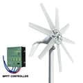 Miniatyrbillede 2 af 2: Horisontalaks vindmøllegenerator, 8 blade, 6KWH pr. dag, spændingsmuligheder:,24V, Med gratis controller