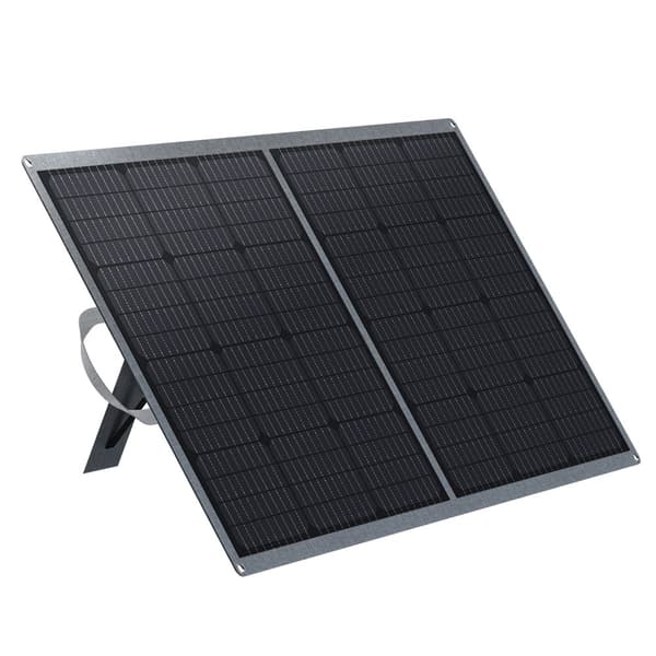 Bärbar Solpanel, 100W Effekt, Fällbar Design