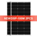 Miniatyrbild 2 av 2: Rigid solpanel, 100W effektutgång, hög effektivitet 21,8%, monokristallint kisel,200W styv solenergi