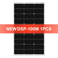 Miniatyrbild 2 av 2: Rigid solpanel, 100W effektutgång, hög effektivitet 21,8%, monokristallint kisel,100W styv solenergi