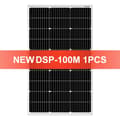 Miniatyrbild 1 av 2: Rigid solpanel, 100W effektutgång, hög effektivitet 21,8%, monokristallint kisel,100W styv solenergi