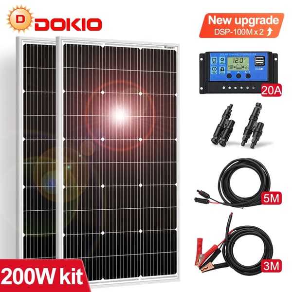 Solpanel,200w set