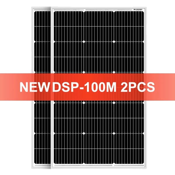 Aurinkopaneeli, monokiteinen piisi, 100W maksimiteho,18 V 200 W
