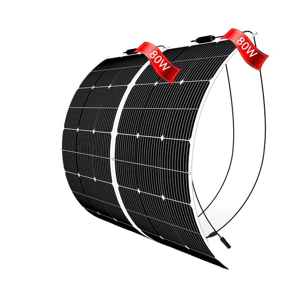 80W Taivutettava Aurinkopaneelisarja, Korkea Tehokkuus, Kevyt Muotoilu,80W*2