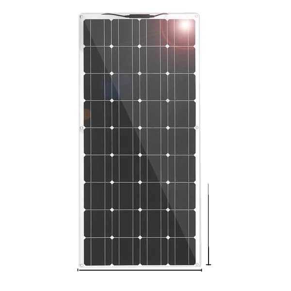 Solpanel, 120W maksimal effekt, letvægtsdesign,150w DHL7-10Dage