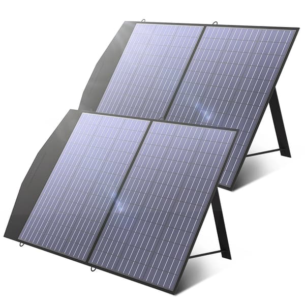 ALLPOWERS Bärbart Solpanel, 100W / 200W Spetskraft, 22% Konverteringsgrad,200W solpanel