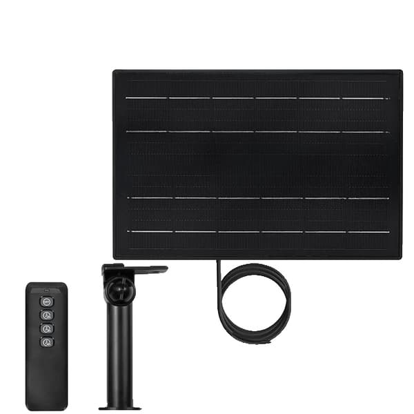 Aurinkovoimalla toimiva laturi, 3-in-1-muotoilu, 18000 mAh akku, 8W 6 kpl lepakko ja kaukosäädin