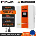 Miniatyrbild 2 av 2: Hybrid Solinverterare, 4KW 24V 230V, Hög Effektivitet MPPT Laddningskontroll,SMG II 4KW WIFISMG II 4KW WIFI
