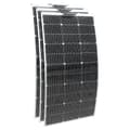 Miniatyrbillede 1 af 2: Fleksibelt solpanel, 100W maksimal effekt, monokrystallinsk design, kompakt størrelse,attNyt 300Watt
