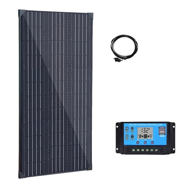 Solpanelssats, 450W, 300W, 150W alternativ, kompakt storlek, hållbar aluminiumram,150w kit