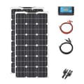 Miniatyrbild 1 av 2: Solpanel, Hög Effektivitet, Portabelt Kraftpaket, 200W solpanelspaket