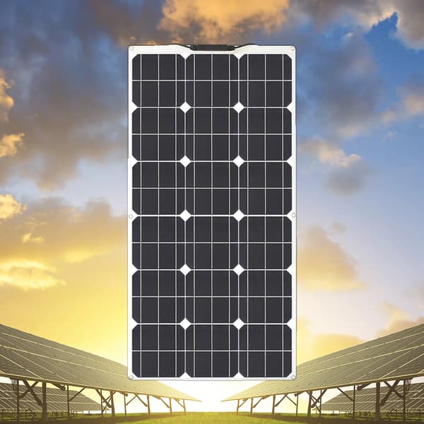 Solpanel, Hög Effektivitet, Portabelt Kraftpaket, 18V 100W