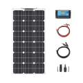 Miniatyrbild 2 av 2: Solpanel, Hög Effektivitet, Portabelt Kraftpaket, 12V 100W Solarkit