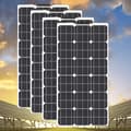Miniatyrbild 2 av 2: Solpanel, Hög Effektivitet, Portabelt Kraftpaket, 4 st 100w