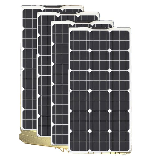 Solpanel, Hög Effektivitet, Portabelt Kraftpaket, 4 st 100w