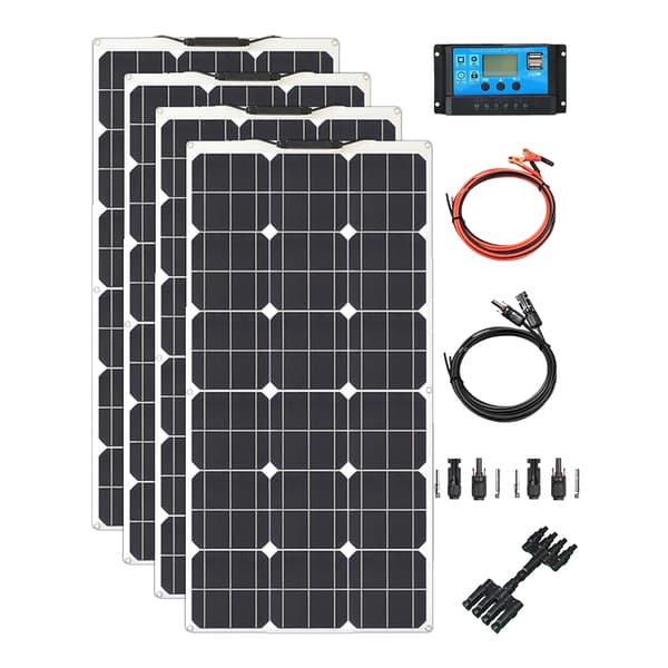 Solpanel, Høj Effektivitet, Bærbar Strøm Kit, 400W solcellesæt