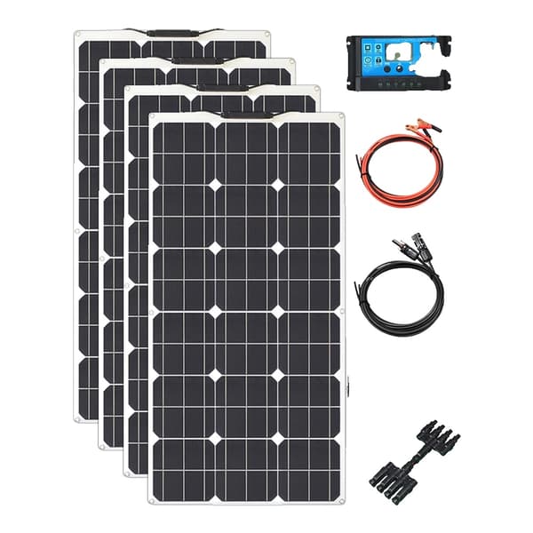 Solpanel, Høj Effektivitet, Bærbar Strøm Kit, 400W solcellesæt