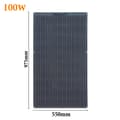 Miniatyrbillede 2 af 2: Fleksibelt Solcellepanel, Høj Effektivitet 100W til 150W, Letvægtsdesign,100w Fleksibel-a
