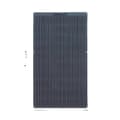 Miniatyrbillede 1 af 2: Fleksibelt Solcellepanel, Høj Effektivitet 100W til 150W, Letvægtsdesign,100w Fleksibel-a