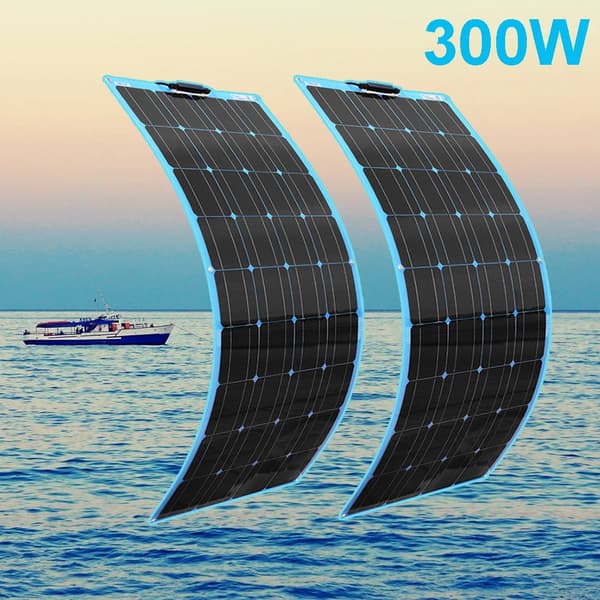 Flexibelt solpanel kit, halvflexibel design, hög effektivitet 150W/100W,300W 2 stycken 150W
